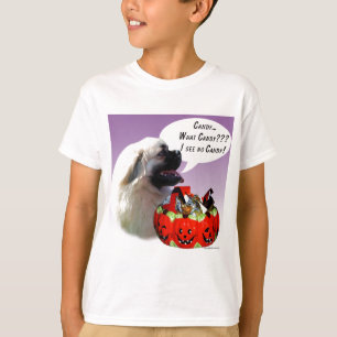 Tibetan Spaniel Halloween Candy T-Shirt