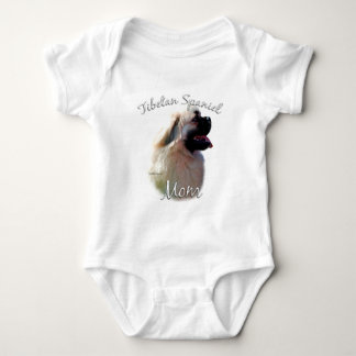Tibetan Spaniel Mum 2 Baby Bodysuit