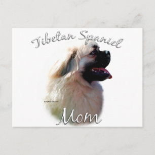 Tibetan Spaniel Mum 2 Postcard