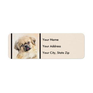 Tibetan Spaniel Painting - Cute Original Dog Art