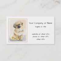 Tibetan Spaniel Painting - Cute Original Dog Art