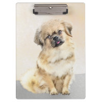 Tibetan Spaniel Painting - Cute Original Dog Art