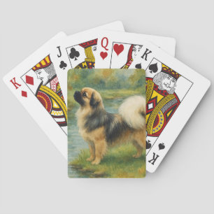 Tibetan Spaniel Playing Cards