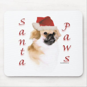Tibetan Spaniel Santa Paws Mouse Mat