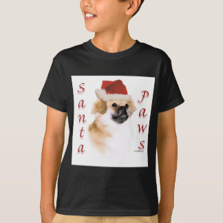 Tibetan Spaniel Santa Paws T-Shirt