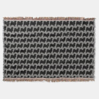 Tibetan Spaniel Silhouettes Pattern