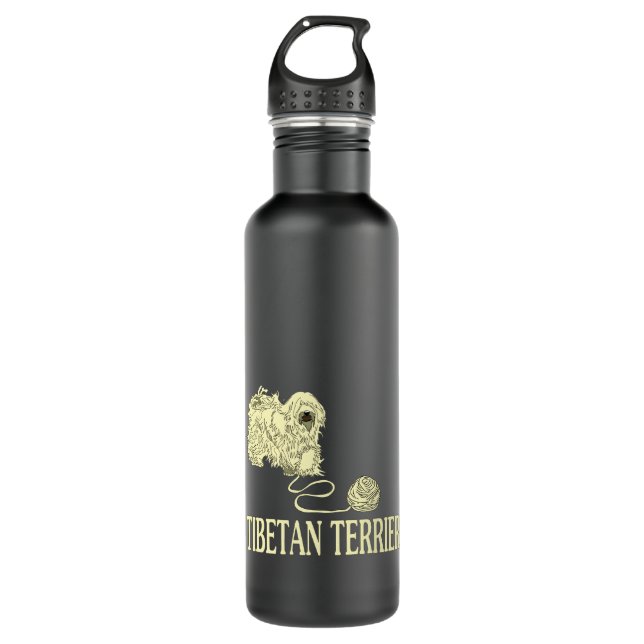 Tibetan Terrier 710 Ml Water Bottle (Front)