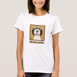Tibetan Terrier Cartoon T-Shirt