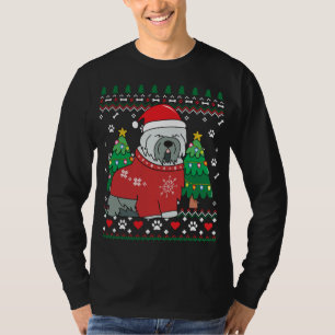 Tibetan Terrier Christmas Ornament Ugly Gift Mum D T-Shirt