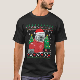 Tibetan Terrier Christmas Ornament Ugly Gift Mum D T-Shirt