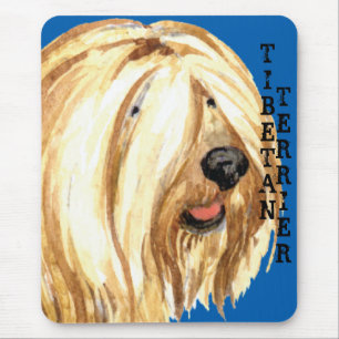 Tibetan Terrier Colour Block Mouse Mat
