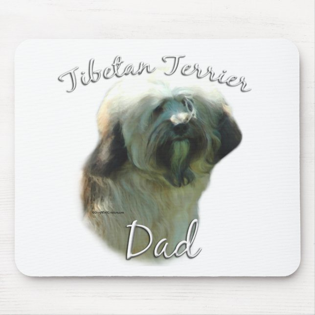 Tibetan Terrier Dad 2 Mouse Mat (Front)