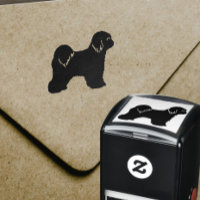 Tibetan Terrier Dog Breed Silhouette