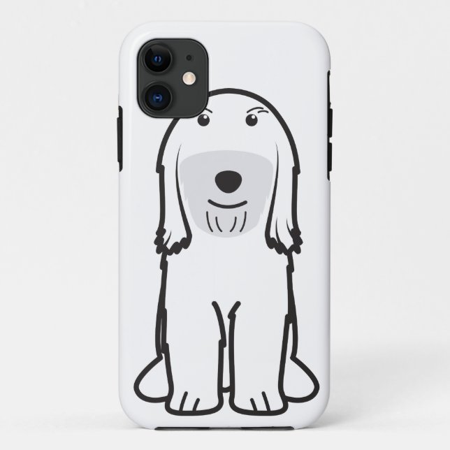 Tibetan Terrier Dog Cartoon Case-Mate iPhone Case (Back)