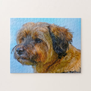 Tibetan Terrier Dog Jigsaws. Jigsaw Puzzle