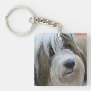 Tibetan Terrier Key Ring