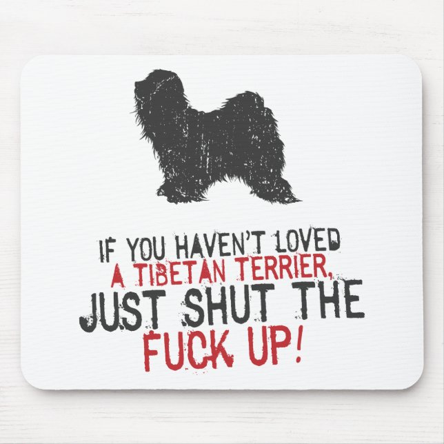 Tibetan Terrier Mouse Mat (Front)