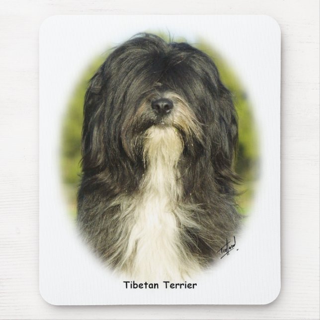 Tibetan Terrier Mouse Mat (Front)
