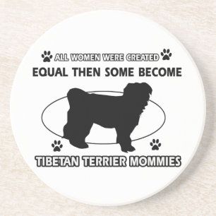 Tibetan Terrier Mummy Design Coaster