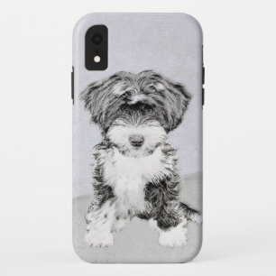 Tibetan Terrier Painting - Cute Original Dog Art iPhone XR Case