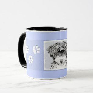 Tibetan Terrier Painting - Cute Original Dog Art Mug