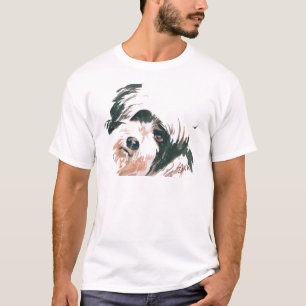 Tibetan Terrier portrait T-Shirt
