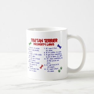 TIBETAN TERRIER Property Laws 2 Coffee Mug