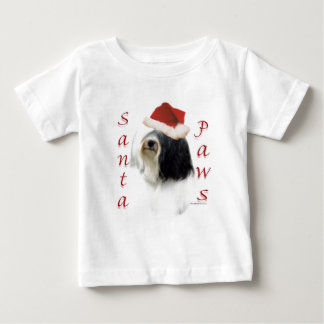 Tibetan Terrier Santa Paws Baby T-Shirt