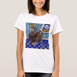 Tibetan terrier senses smiing moon T-Shirt