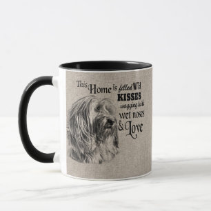 Tibetan Terrier vintage portrait cute quote Mug