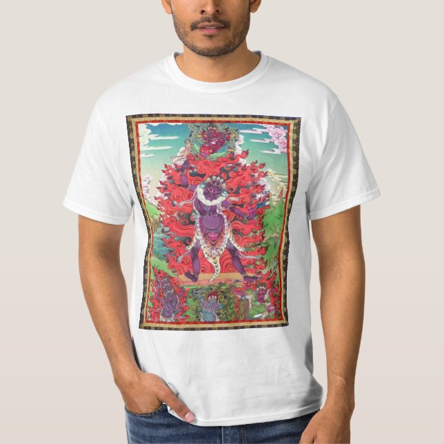 Tibetan Thangka Ekajati Art T-Shirt (Front)