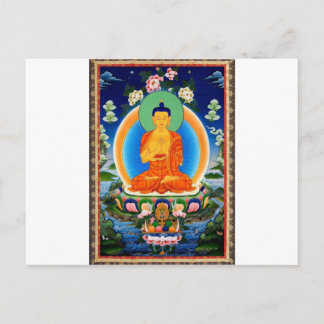 Tibetan Thangka Prabhutaratna Buddha Postcard
