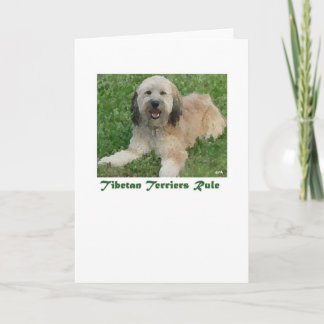 Tibetans Rule note card