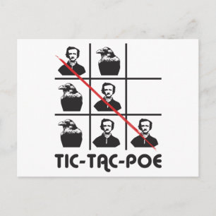TIC-TAC-POE POSTCARD
