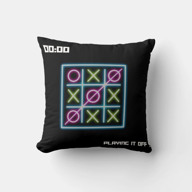 tic-tac-toe cushion (Front)