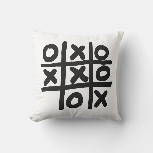 Tic Tac Toe Cushion (Front)