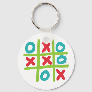 Tic-tac-toe Key Ring