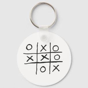 Tic-Tac-Toe Key Ring