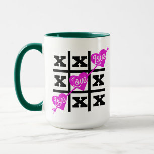 Tic Tac Toe Love Valentine's Day Gift Idea Mug