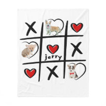 Tic-Tac-Toe Pet Lover Photos & Name