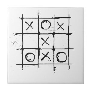 Tic tac toe tile