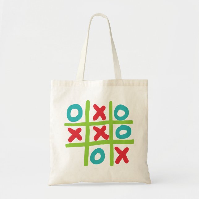 Tic-tac-toe Tote Bag (Front)