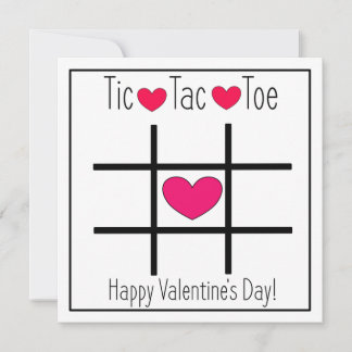 TIC TAC TOE Valentine's Day Activity Card