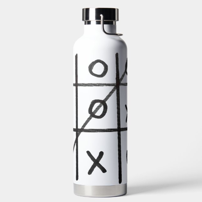 Tic Tac Toe Water Bottle (Left)