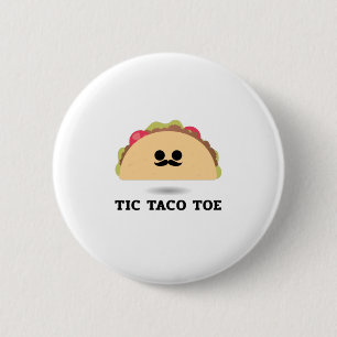 Tic Taco Toe 6 Cm Round Badge
