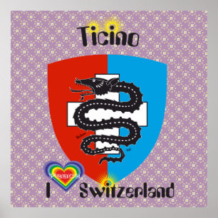 Ticino Schweiz Suisse Svizzera Svizra Poster