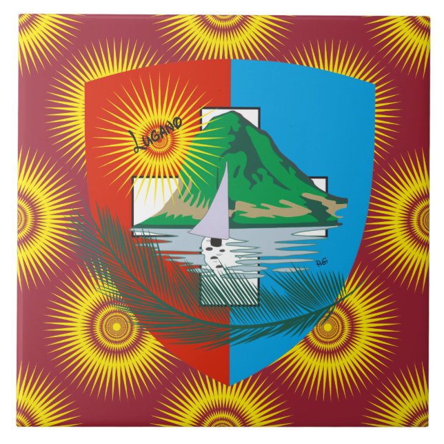 Ticino Svizzera v Ticino Switzerland Tile (Front)