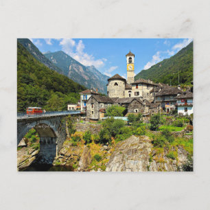 Ticino, Switzerland landscape photograph Postcard