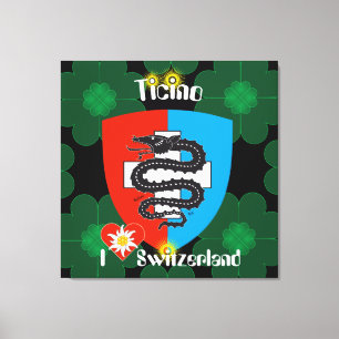 Ticino Switzerland Suisse Svizzera Svizra Canvas Print