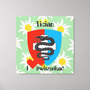 Ticino Switzerland Suisse Svizzera Svizra Canvas Print